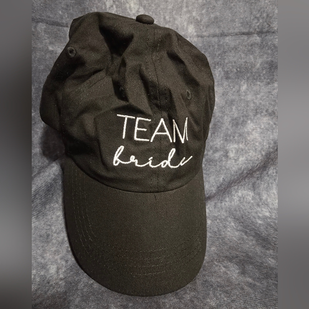 ✨️3/$25✨️ David's Bridal 'Team Bride' Black Hat